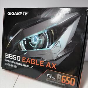 Gigabyte B650 Eagle AX AM5 Gaming Motherboard AMD Ryzen, HDMI, DDR5, ATX